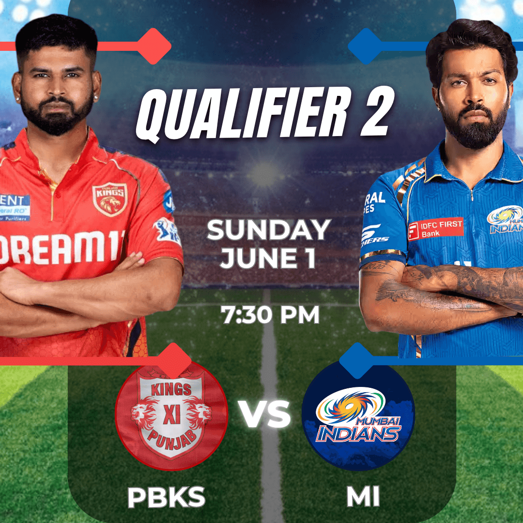 Qualifier 2 – PBKS Vs. MI